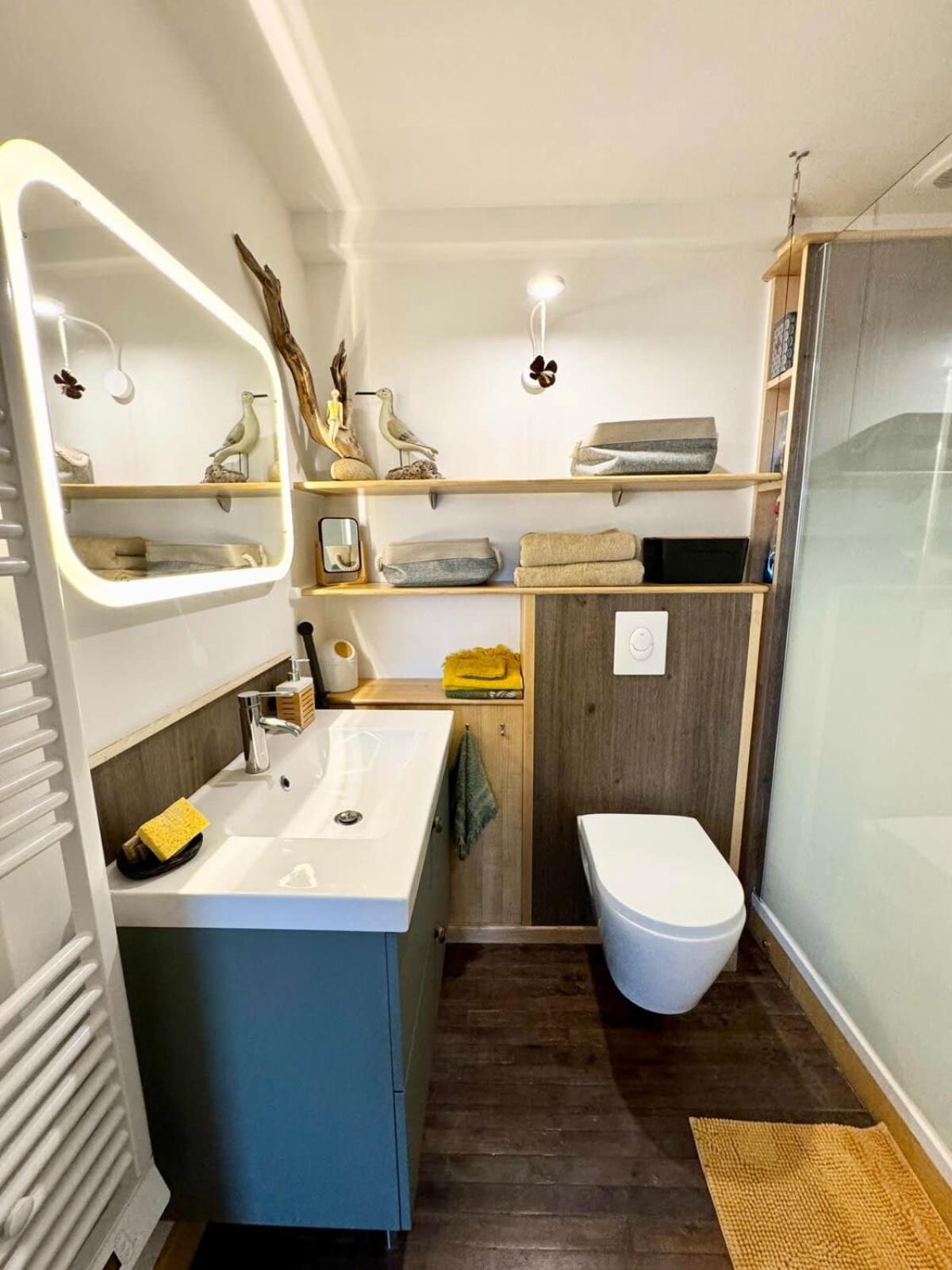 Charmant Duplex En Bord De Mer - Port De Kernevel ลาร์มอร์-พลาจ ภายนอก รูปภาพ