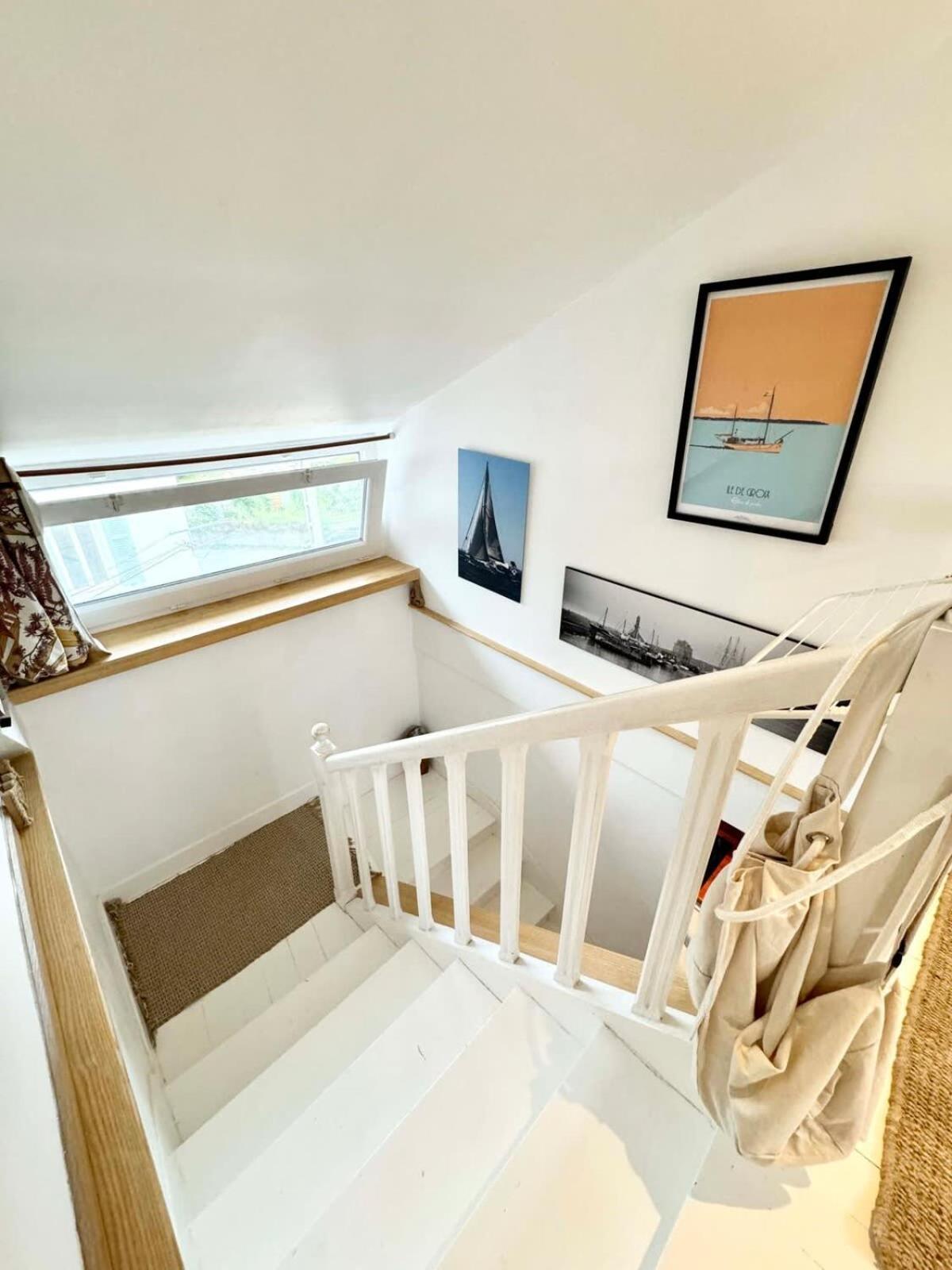 Charmant Duplex En Bord De Mer - Port De Kernevel ลาร์มอร์-พลาจ ภายนอก รูปภาพ