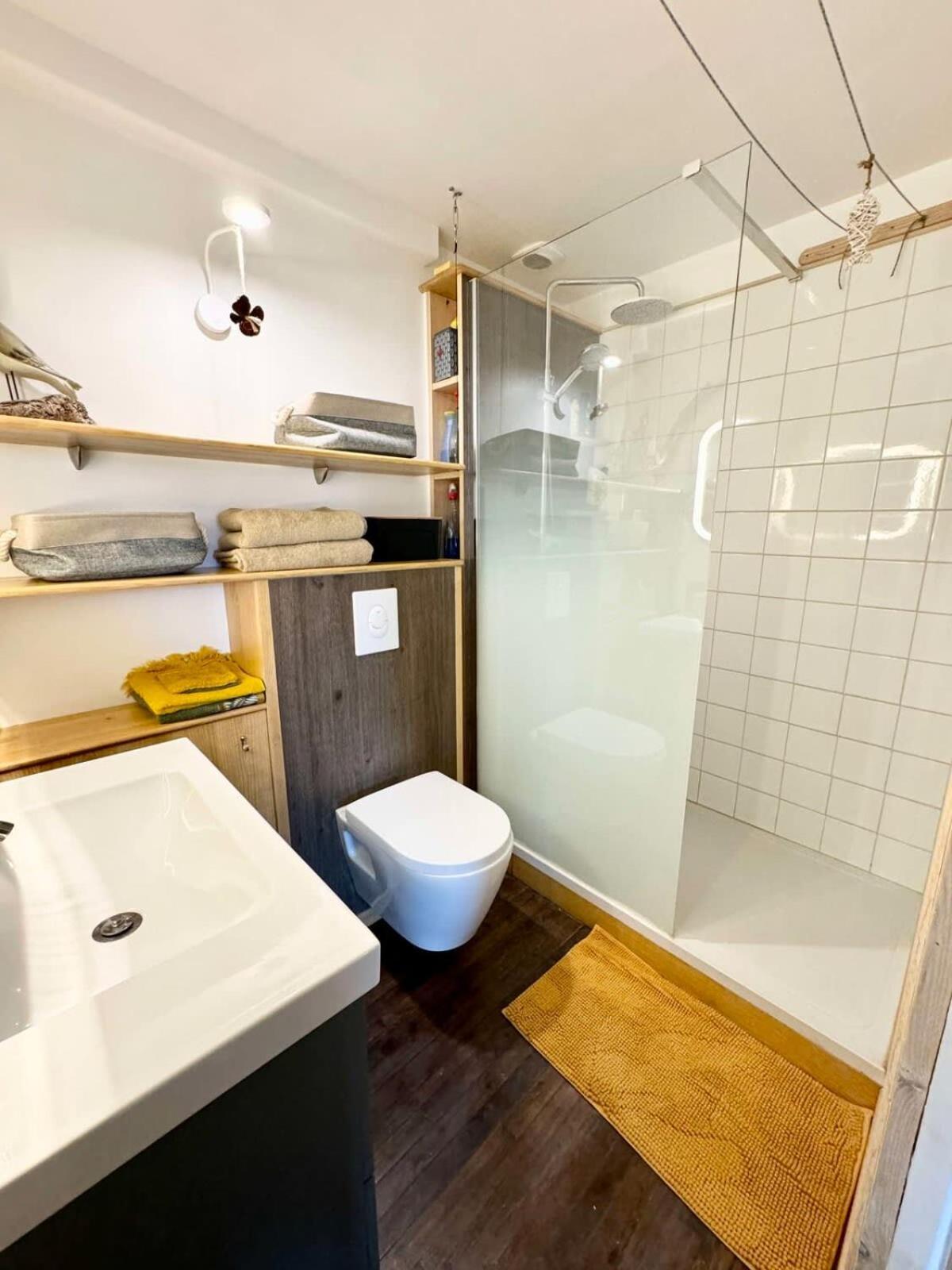 Charmant Duplex En Bord De Mer - Port De Kernevel ลาร์มอร์-พลาจ ภายนอก รูปภาพ
