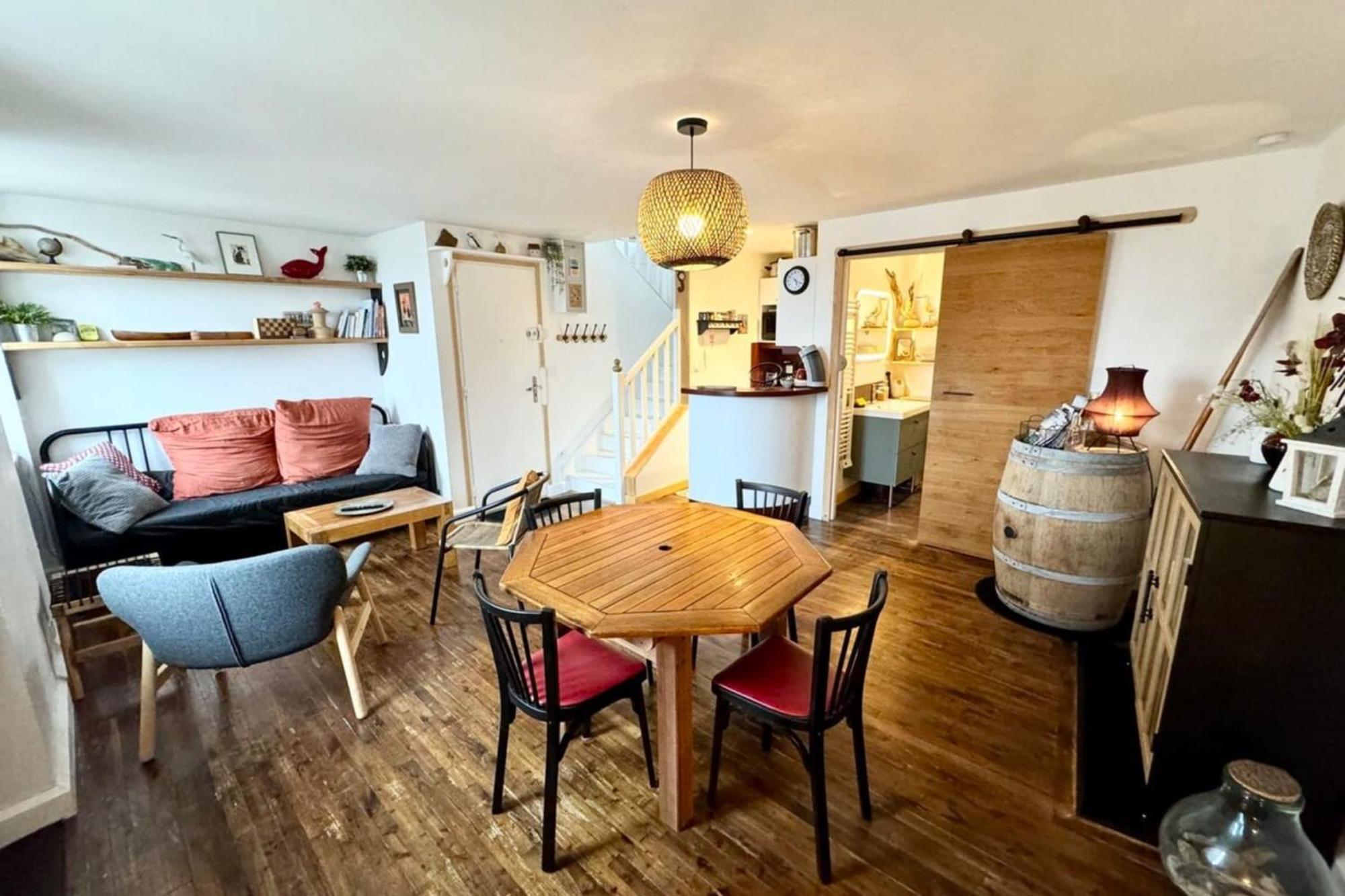 Charmant Duplex En Bord De Mer - Port De Kernevel ลาร์มอร์-พลาจ ภายนอก รูปภาพ