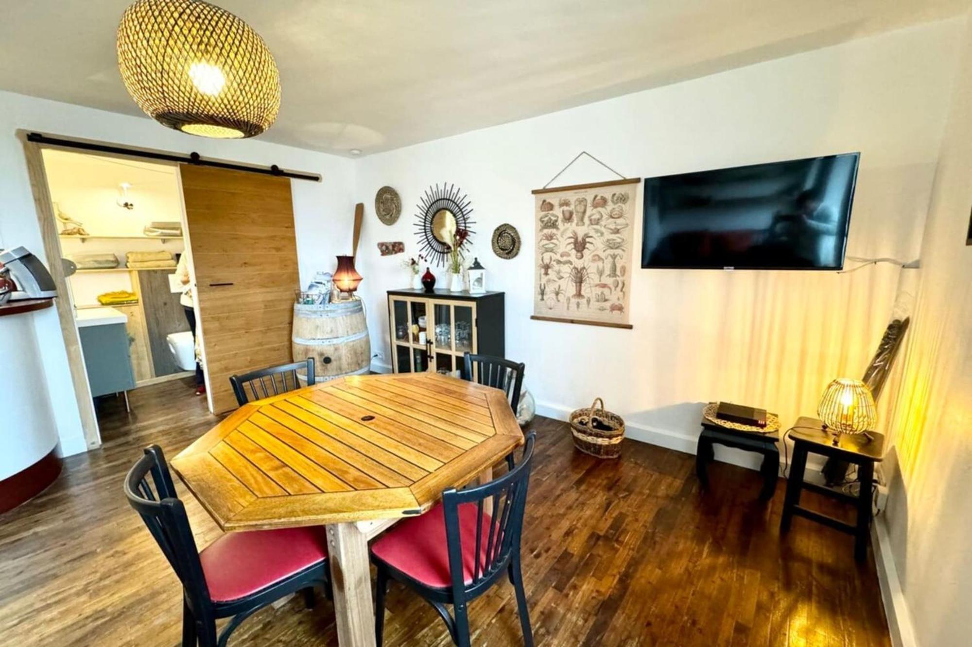 Charmant Duplex En Bord De Mer - Port De Kernevel ลาร์มอร์-พลาจ ภายนอก รูปภาพ