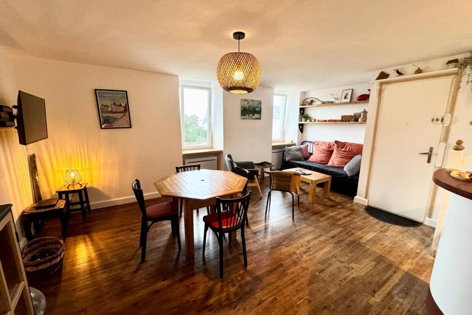 Charmant Duplex En Bord De Mer - Port De Kernevel ลาร์มอร์-พลาจ ภายนอก รูปภาพ