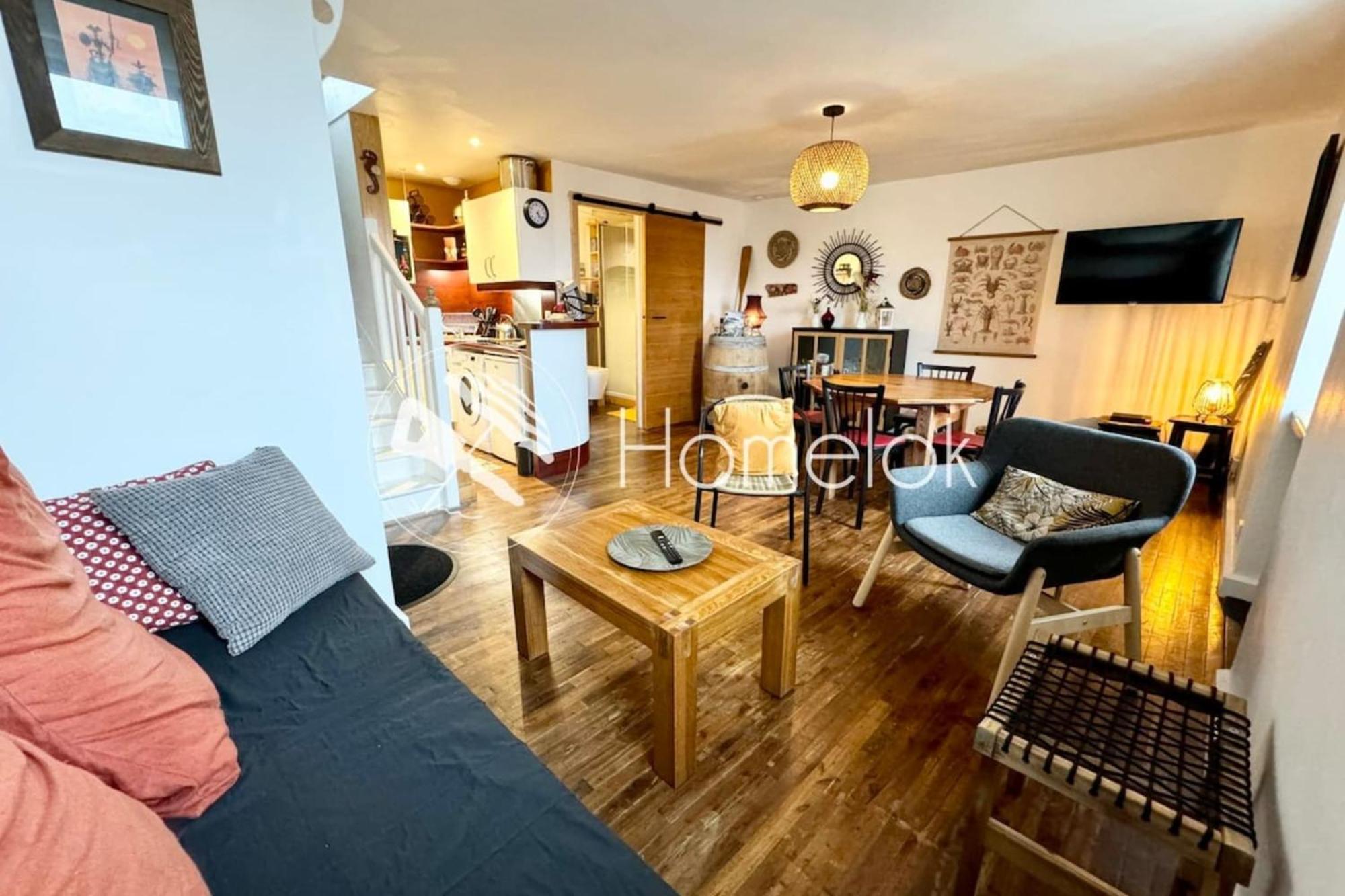 Charmant Duplex En Bord De Mer - Port De Kernevel ลาร์มอร์-พลาจ ภายนอก รูปภาพ